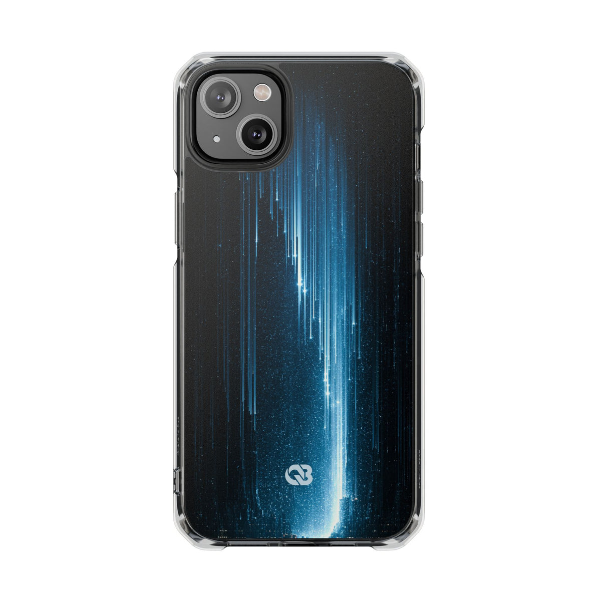 Nocturnal Cascade · Clear Impact Magnetic Phone Case for iPhone ·  Black
