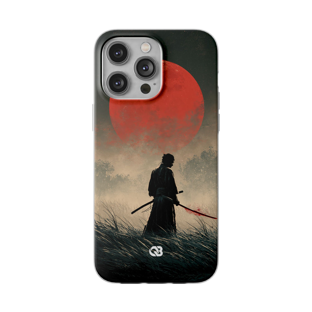 Crimson Moon Ronin · Lite Phone Case for iPhone ·  Red