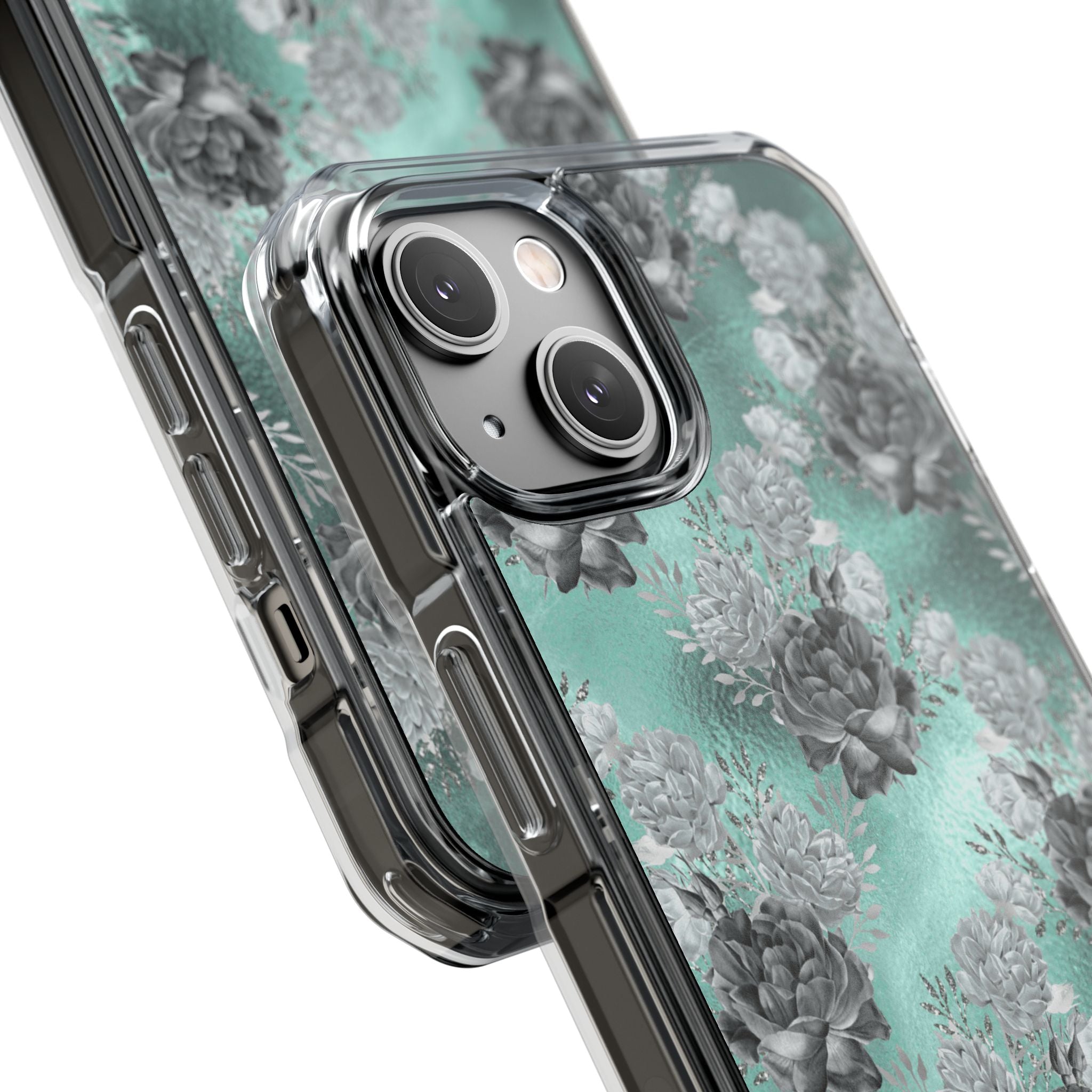 Frost Mint Floral · Impact Magsafe