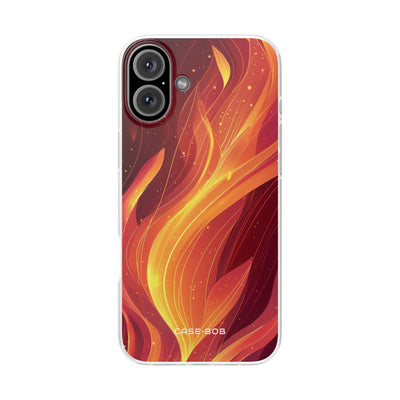 Flaming Flow iPhone 16 Plus Case - Soft - CASE•BOB