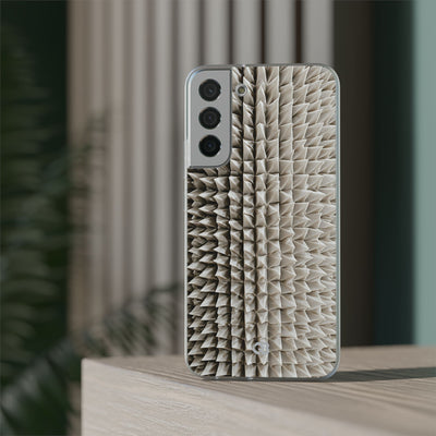 Beige Lite Phone Case for Samsung - Bone Spiked Grid
