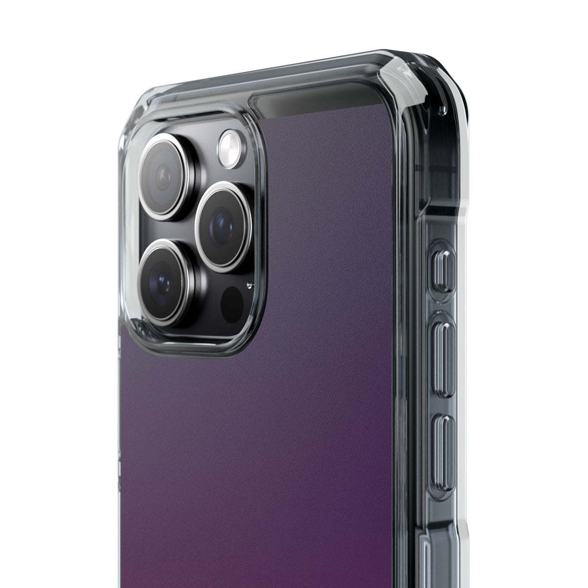 Velvet Dusk · Clear Impact Magnetic Phone Case for iPhone · Purple