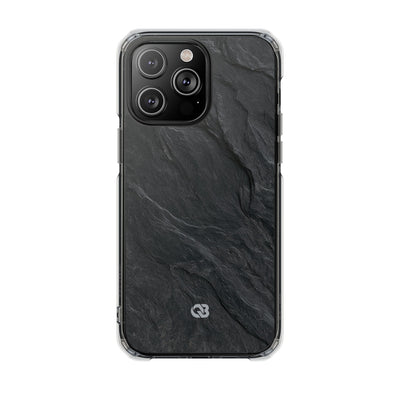 Black Impact MagSafe Phone Case for iPhone - Midnight Slate Ridge