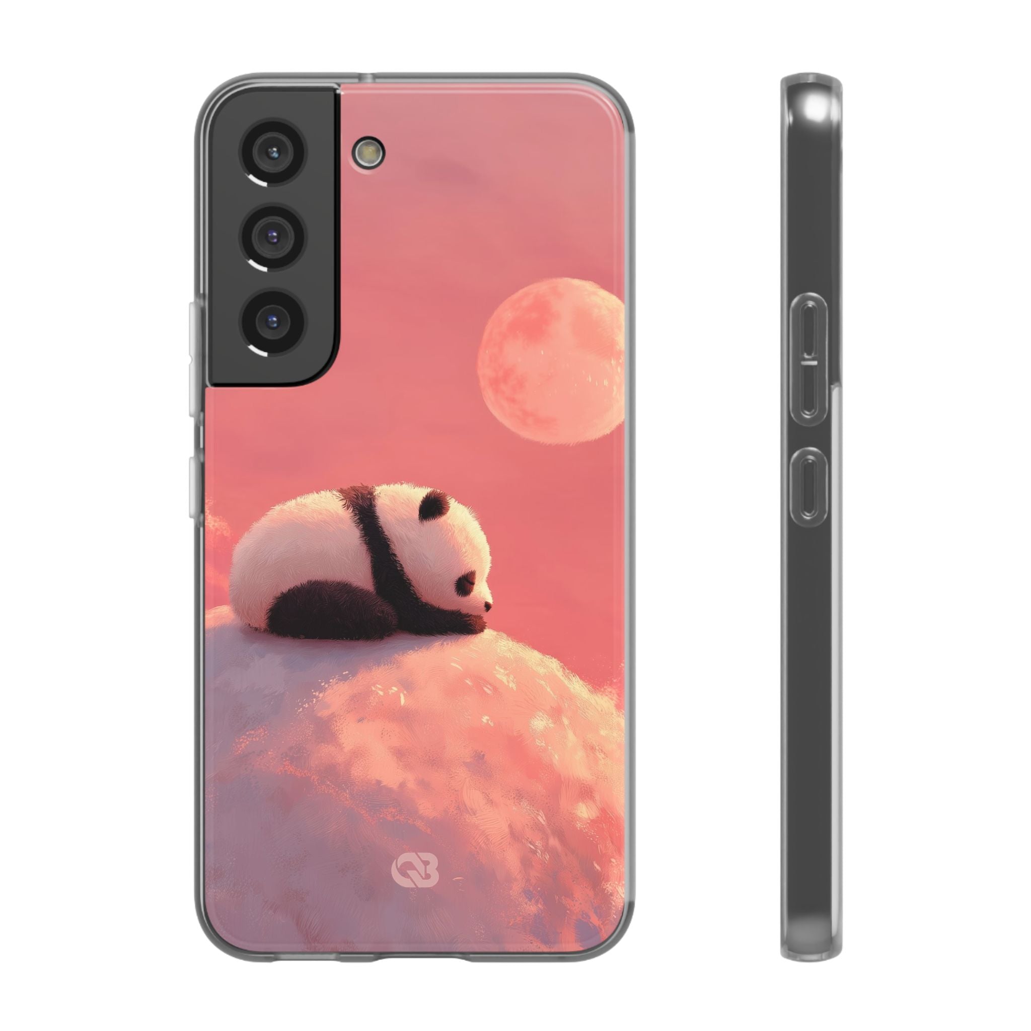 Rose Moon Panda · Soft Phone Case for Samsung