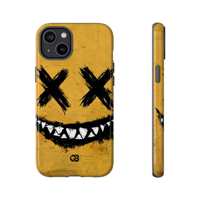 Gritty Ochre Smile · Tough Phone Case for iPhone