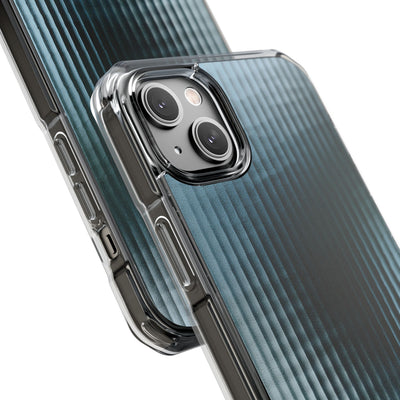 Blue Impact MagSafe Phone Case for iPhone - Glacial Reeded Glass