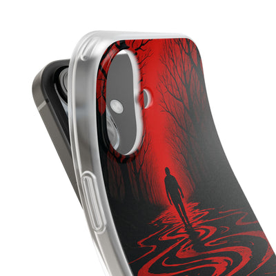 Crimson Shadow Path · Soft Phone Case for iPhone