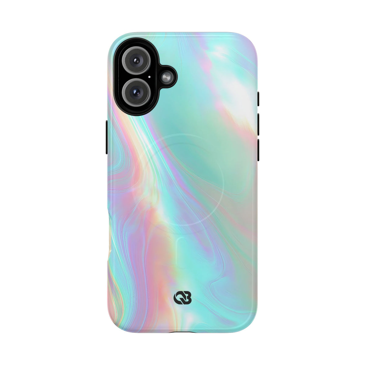 Prismatic Liquid Light · Tough 2.0 Magnetic Phone Case for iPhone · Teal