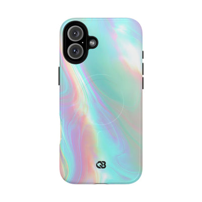 Prismatic Liquid Light · Tough 2.0 Magnetic Phone Case for iPhone · Teal