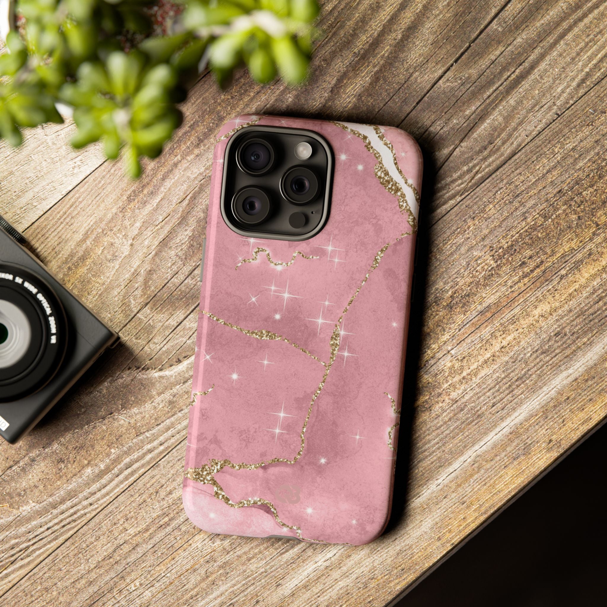 Rose Sparkle Marble · Tough Phone Case for iPhone
