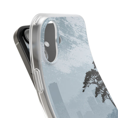 Grey Lite Phone Case for iPhone - Steel Slate Zen