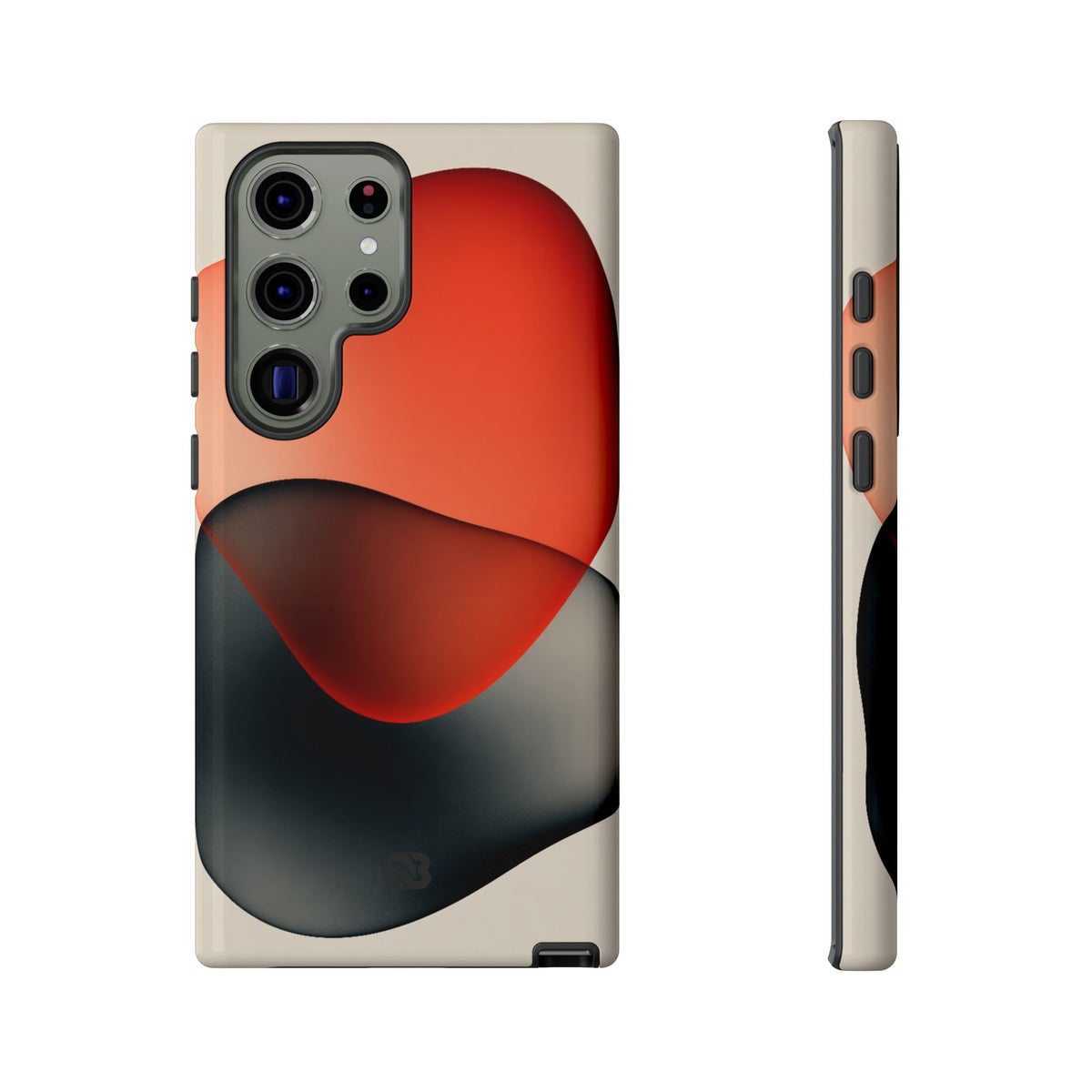 Translucent Crimson Form · Tough Phone Case for Samsung · Red