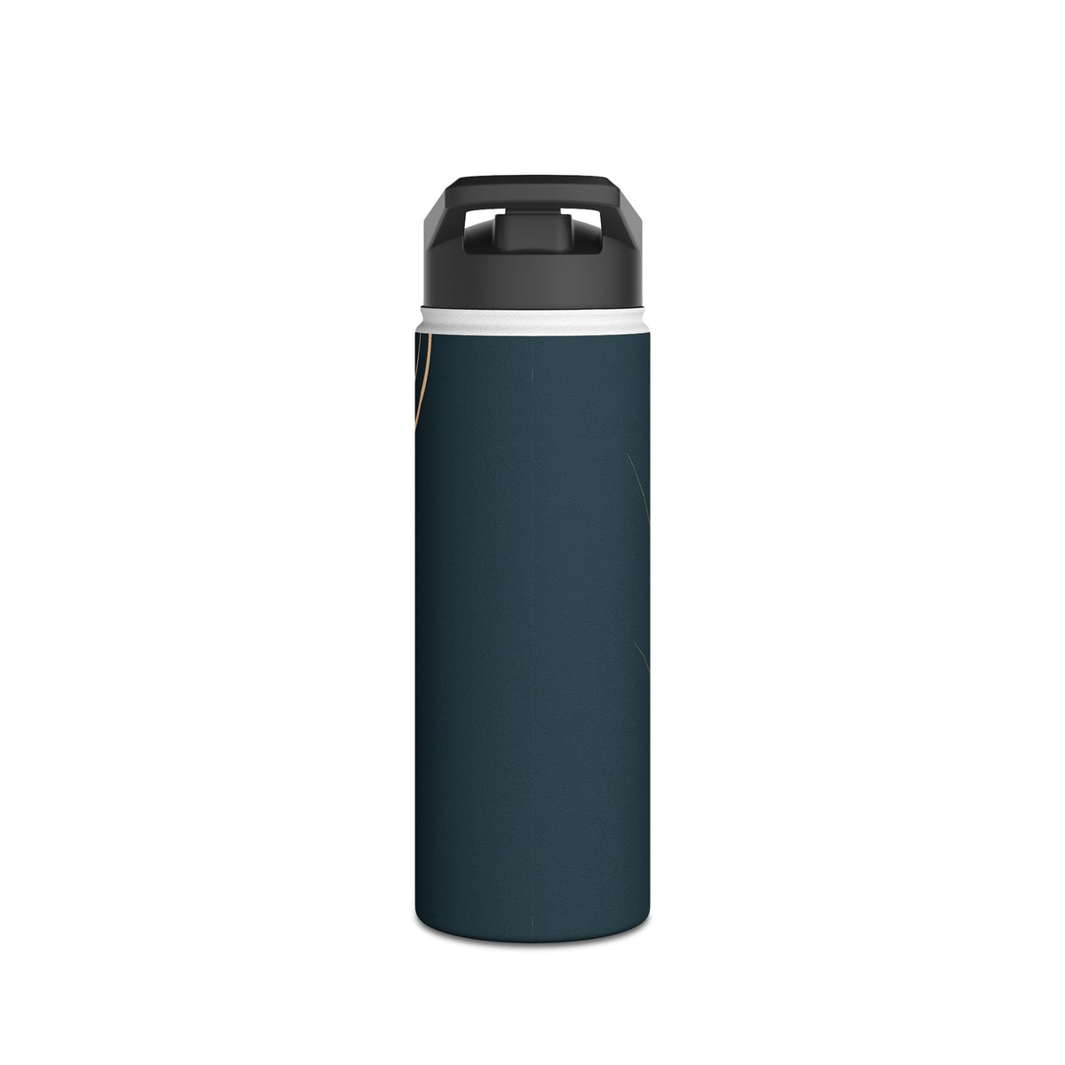 Botanical Contour · Insulated Water Bottle · Teal