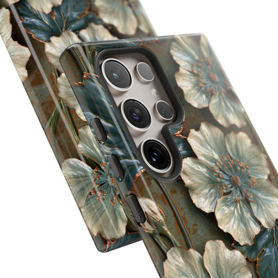 Gilded Blossom Reverie · Tough Phone Case for Samsung · Teal