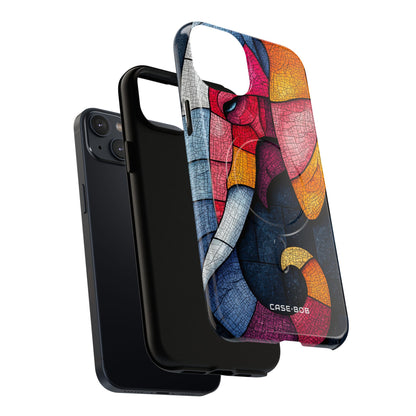 Elephant Mosaic iPhone 14 Plus Case - Tough+