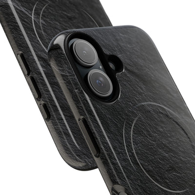 Black Tough 2.0 Magsafe Phone Case for iPhone - Raw Obsidian Slate