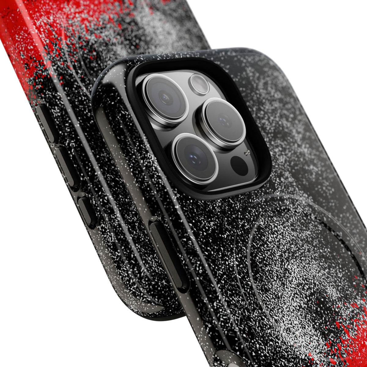 Crimson Noir Drip · Tough 2.0 Magnetic Phone Case for iPhone · Black