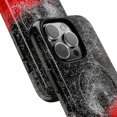 Crimson Noir Drip · Tough 2.0 Magnetic Phone Case for iPhone · Black