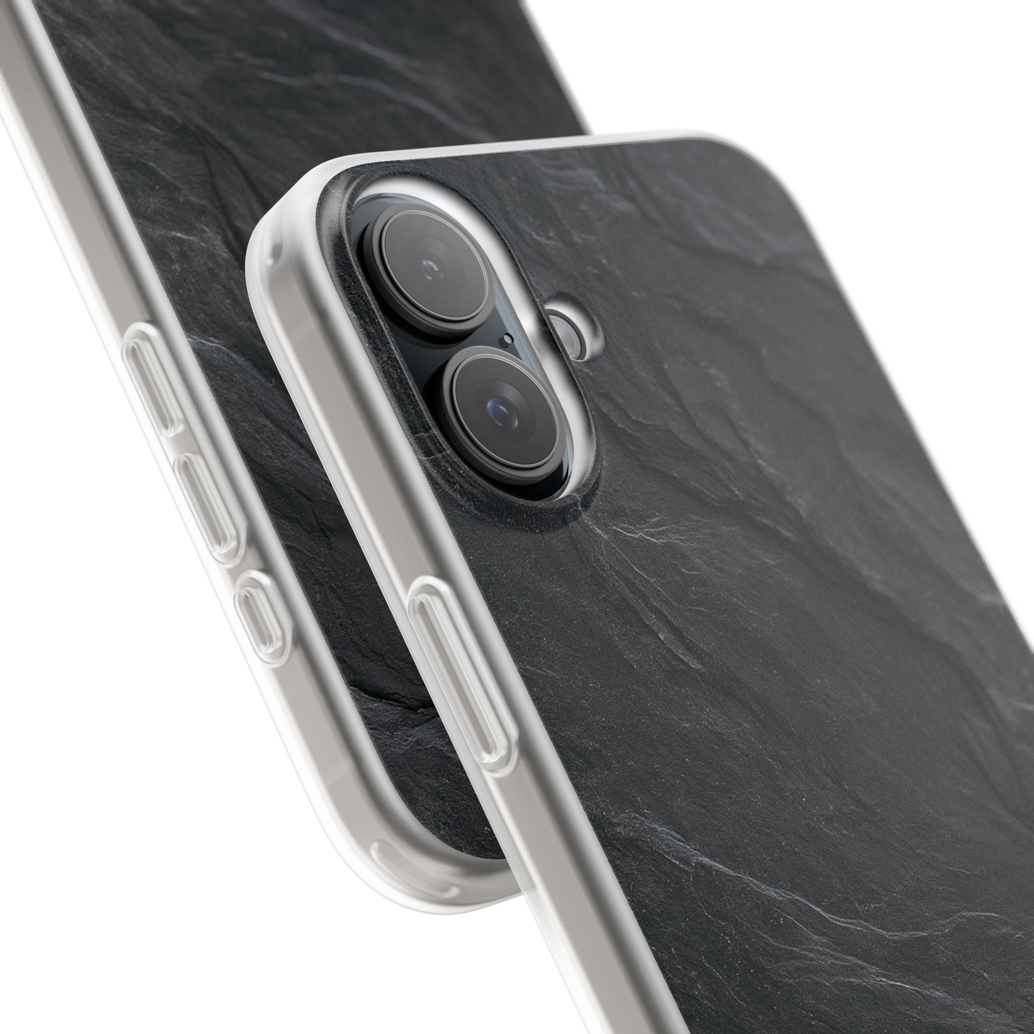 Black Lite Phone Case for iPhone - Midnight Slate Ridge