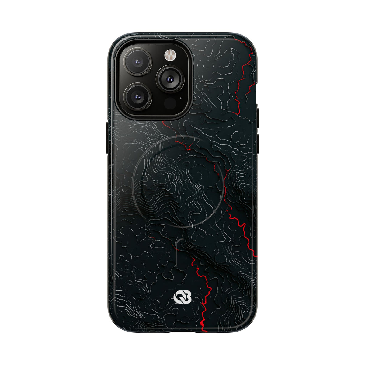 Crimson Rift · Tough 2.0 Magnetic Phone Case for iPhone · Black