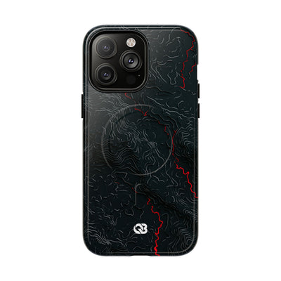 Crimson Rift · Tough 2.0 Magnetic Phone Case for iPhone · Black