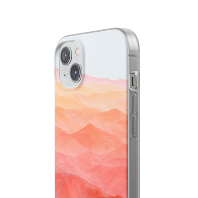 Alpenglow Ridge Vista · Lite Phone Case for iPhone ·  Orange