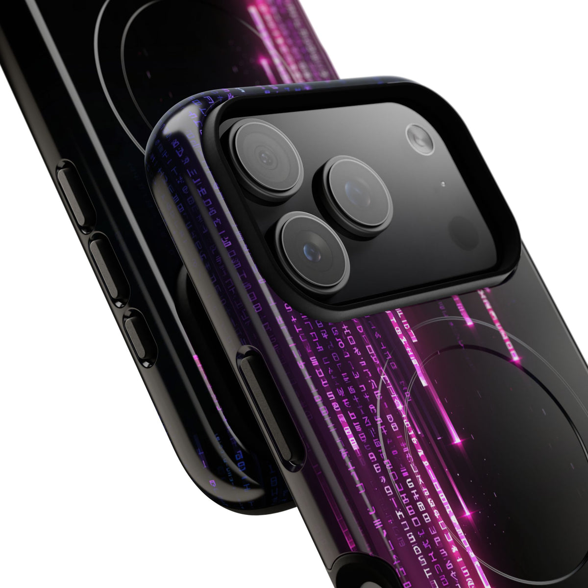 Binary Cascade · Tough 2.0 Magnetic Phone Case for iPhone · Black