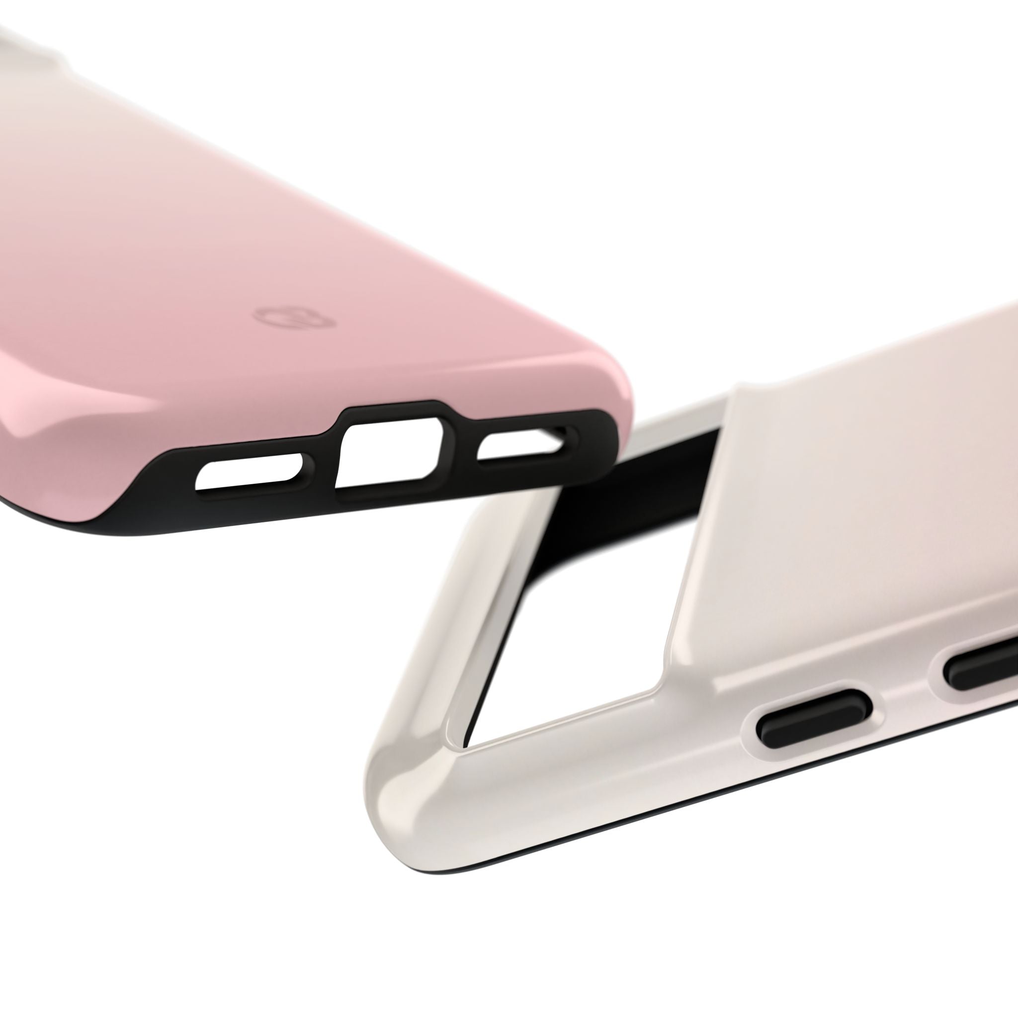 Pink Tough Phone Case for Google Pixel - Frosted Blush Horizon
