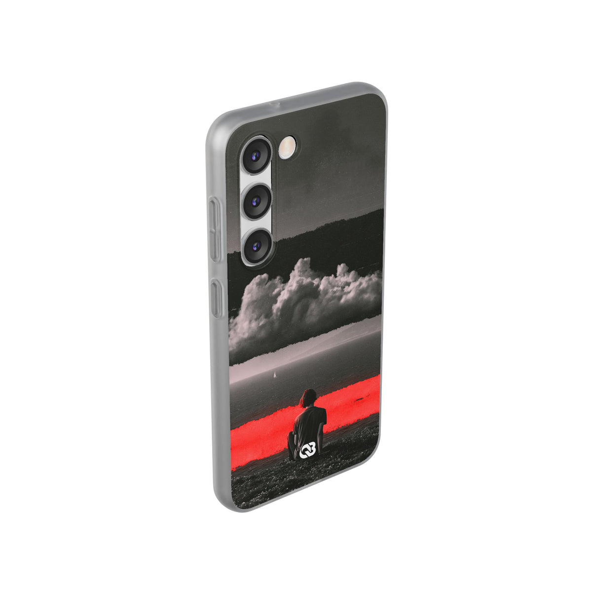 Crimson Horizon · Lite Phone Case for Samsung · Black