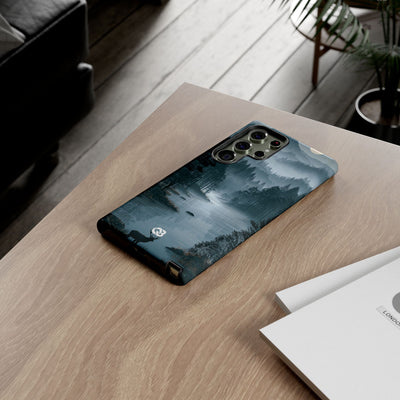 Silent Nordic Fjord · Tough Phone Case for Samsung · Blue