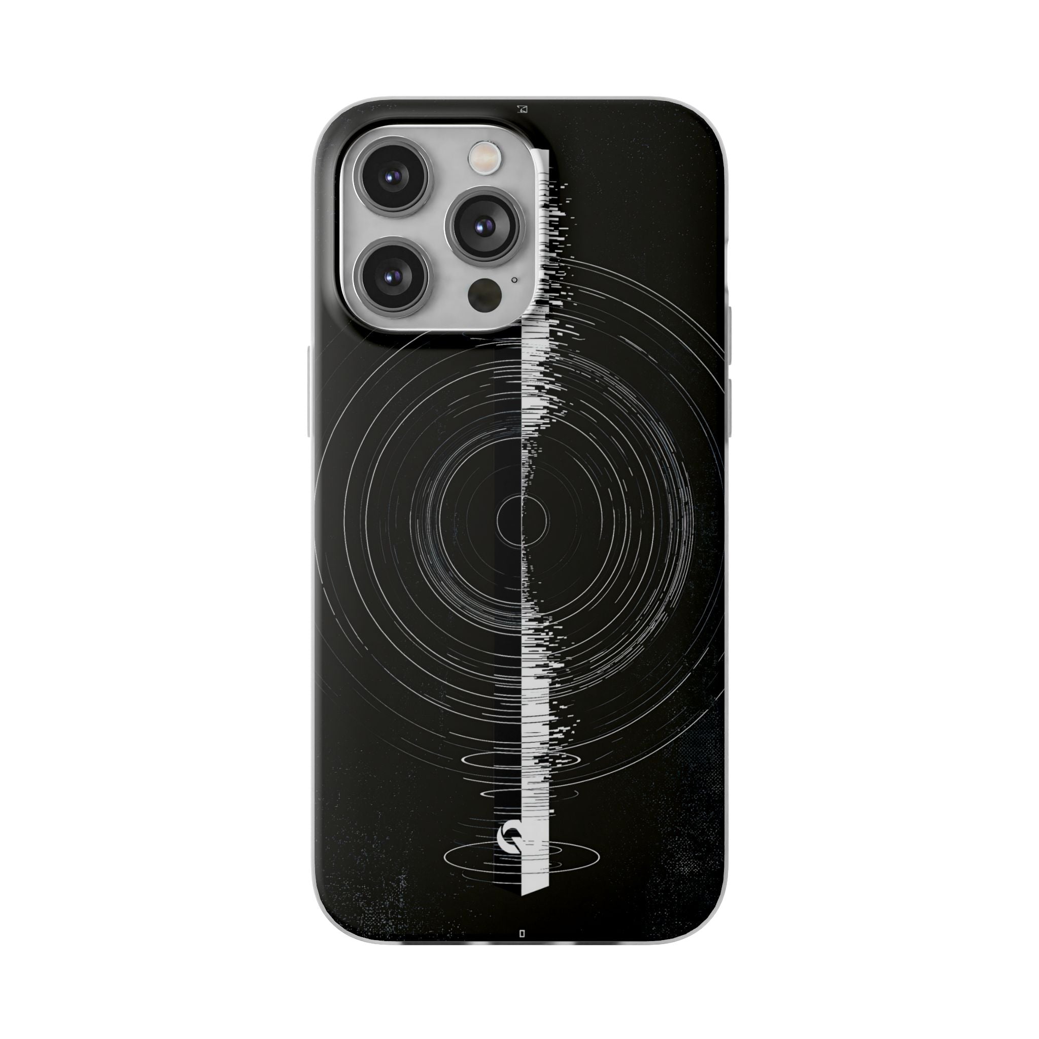 Black Lite Phone Case for iPhone - Obsidian Orbital Signal