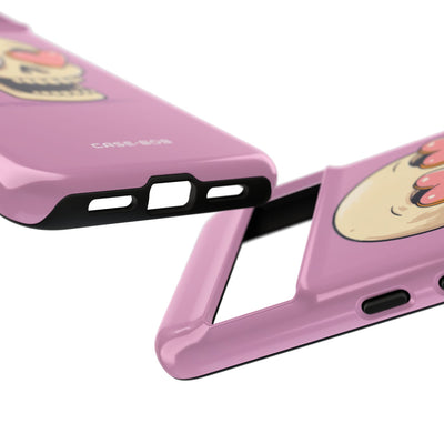 Herzäugiger Totenkopf Google Pixel 8 Pro Case - Tough