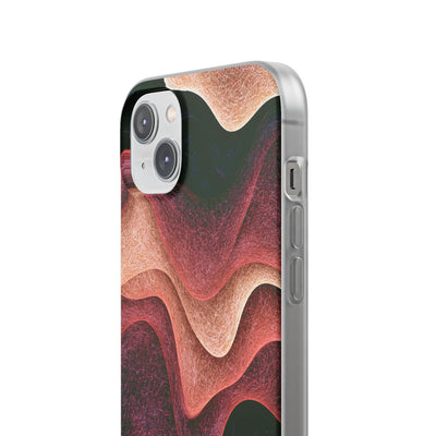 Rose Contour Waves · Lite Phone Case for iPhone ·  Pink