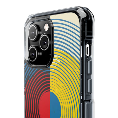 Blue Impact MagSafe Phone Case for iPhone - Primary Circuit Orbit