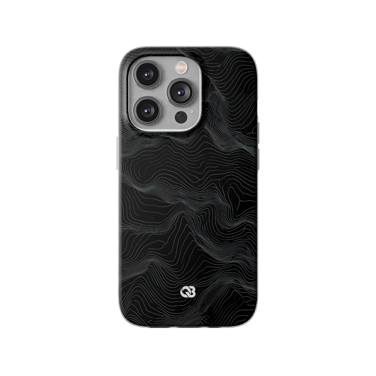 Obsidian Contour Elevation · Lite Phone Case for iPhone ·  Black