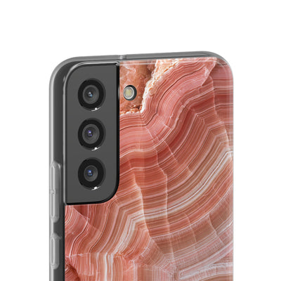 Blushing Rose Strata · Lite Phone Case for Samsung · Pink