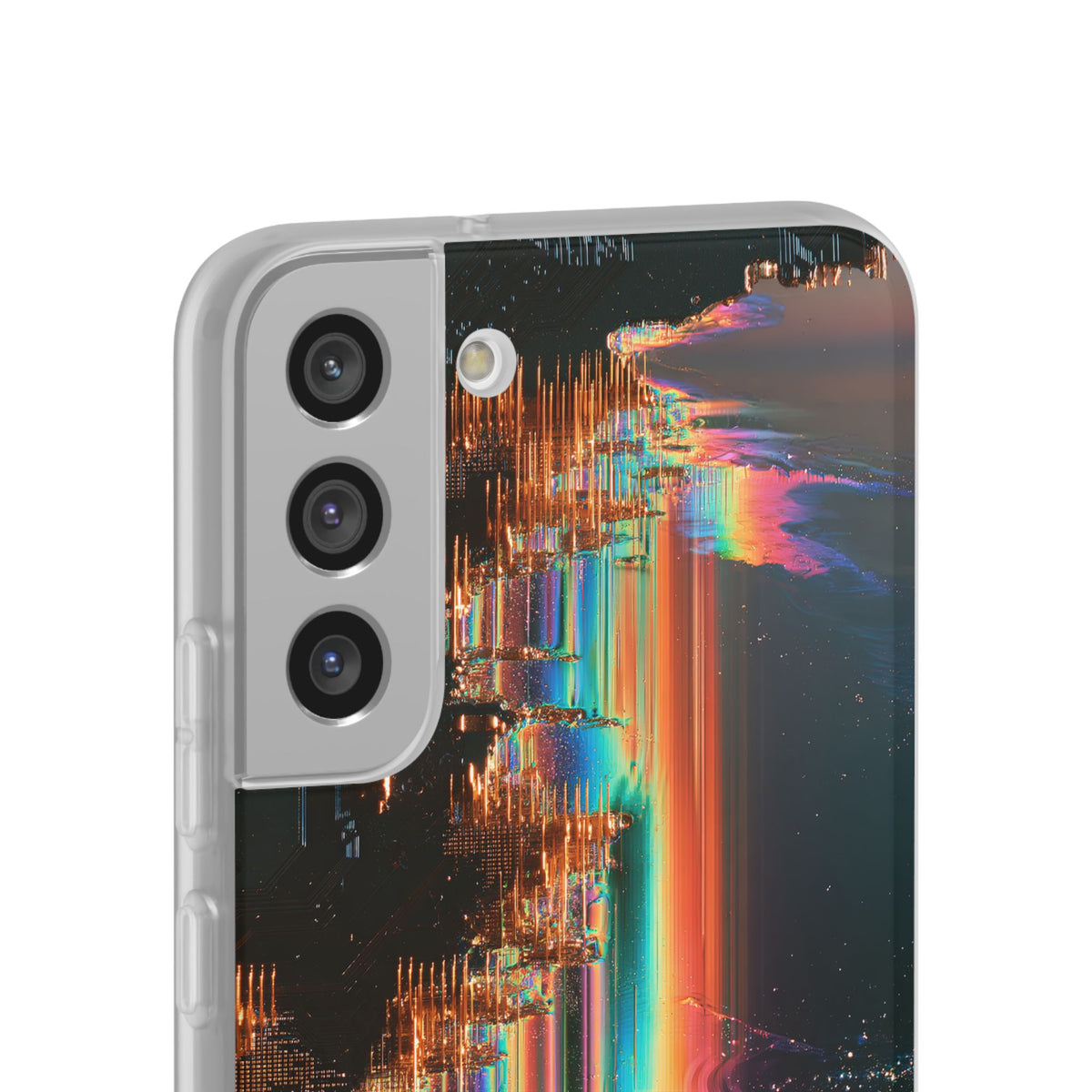 Prismatic Circuit · Lite Phone Case for Samsung · Black