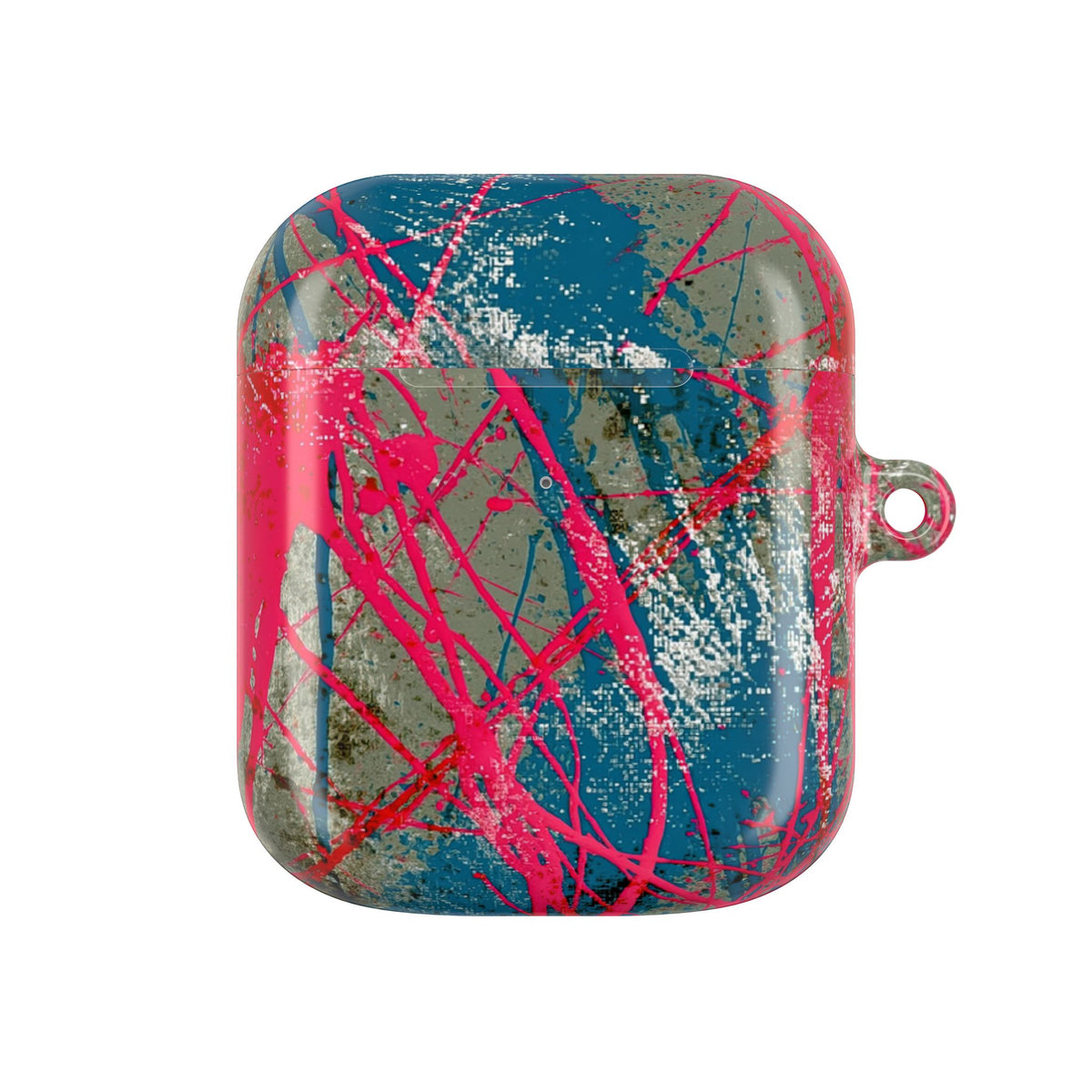 Neon Static Drip · Hard Case for AirPods & AirPods Pro · Pink