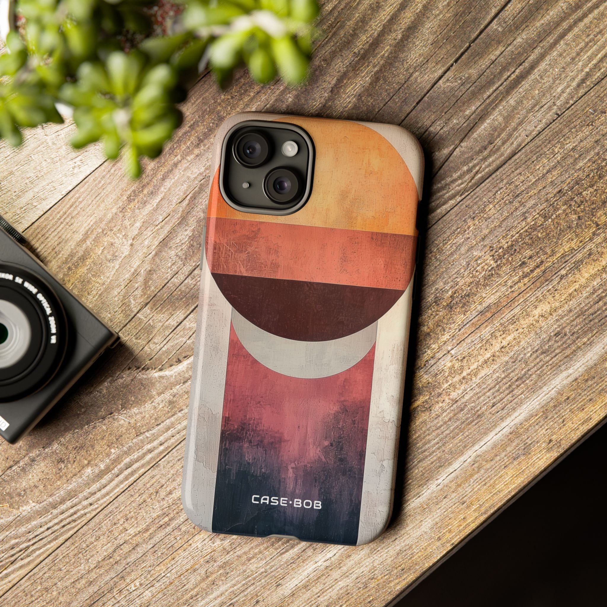 Sunset Orb iPhone 15 Plus Case - Tough