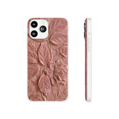 Blush Rose Relief · Lite Phone Case for iPhone ·  Pink