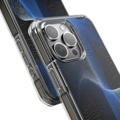 Blue Impact MagSafe Phone Case for iPhone - Electric Blue Flux