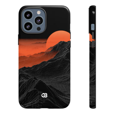 Solar Ridge Mesh · Tough Phone Case for iPhone · Black
