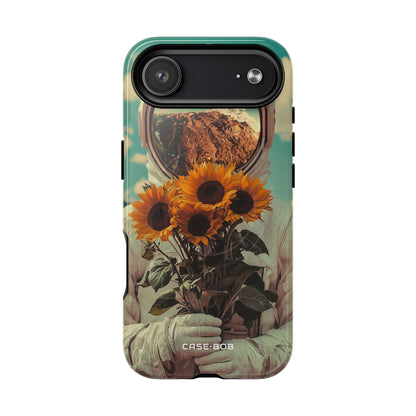 Sunflower Astronaut iPhone 17 Air Case - Tough+ - CASE•BOB