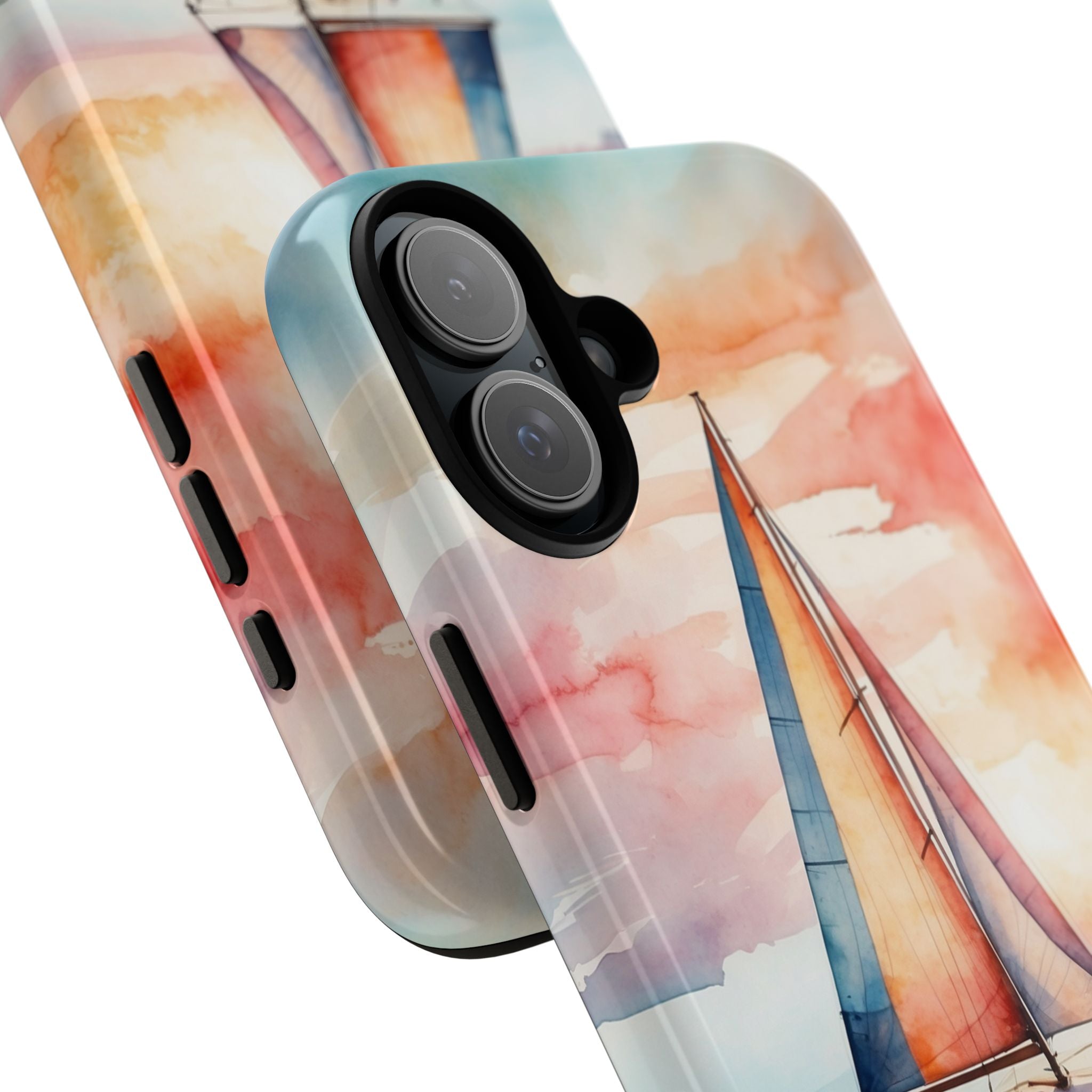 Crimson Horizon Sail · Tough Hoesje voor iPhone