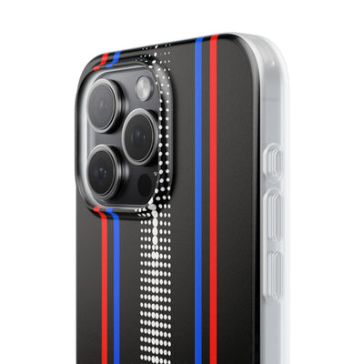 Electric Pulse Grid · Soft Phone Case for iPhone