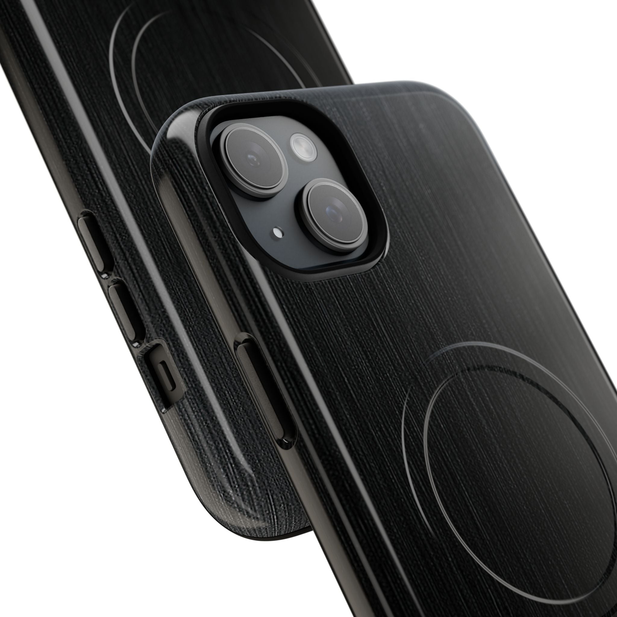 Black Tough 2.0 Magsafe Phone Case for iPhone - Brushed Obsidian Slate