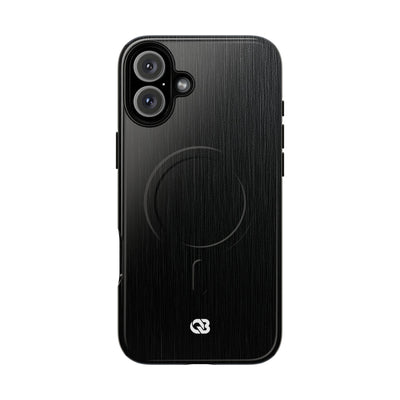 Black Tough 2.0 Magsafe Phone Case for iPhone - Brushed Obsidian Slate