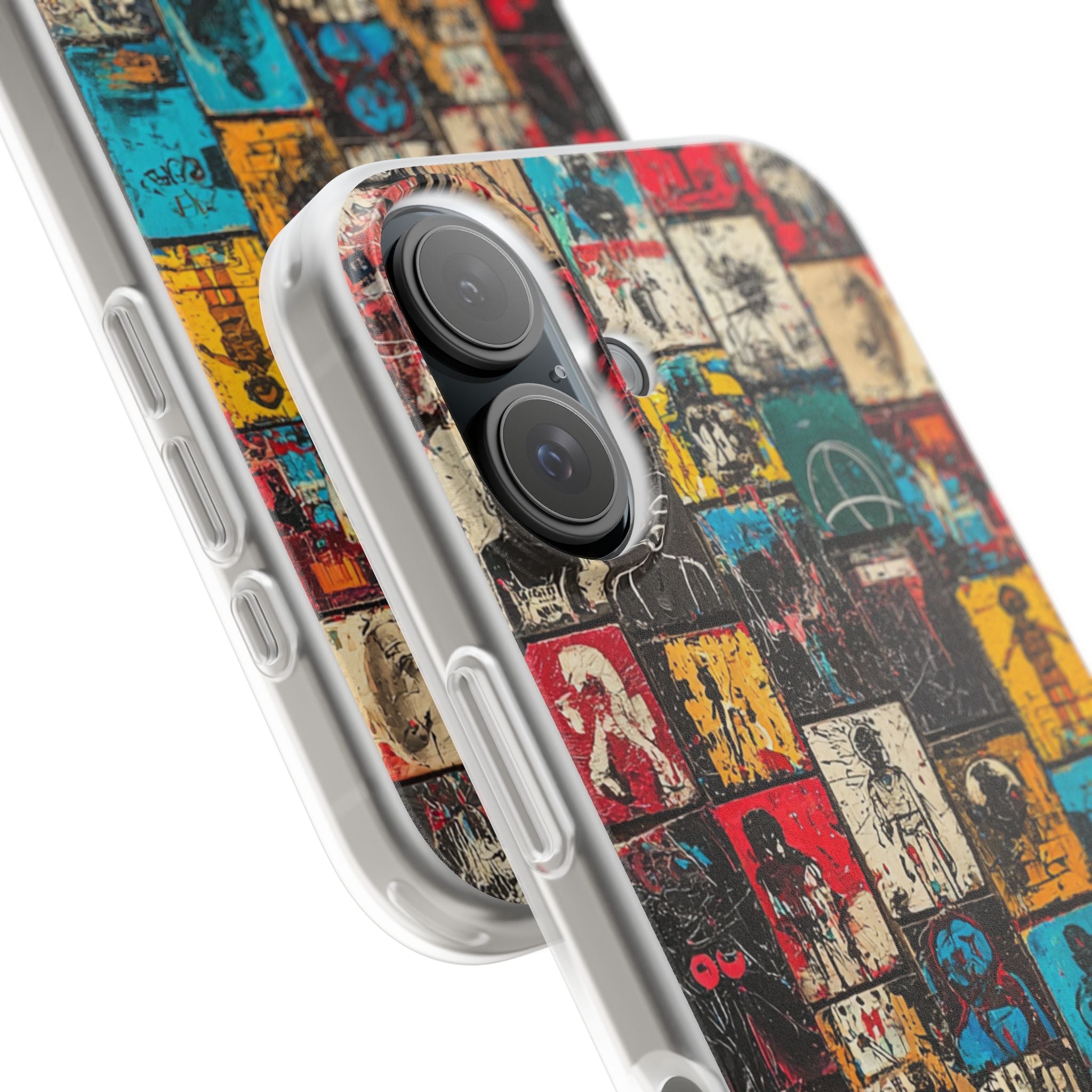 Figured Grid iPhone 16 Case - Soft - CASE•BOB