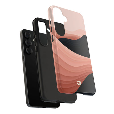 Pink Tough Phone Case for Samsung - Dune Shadow Layers