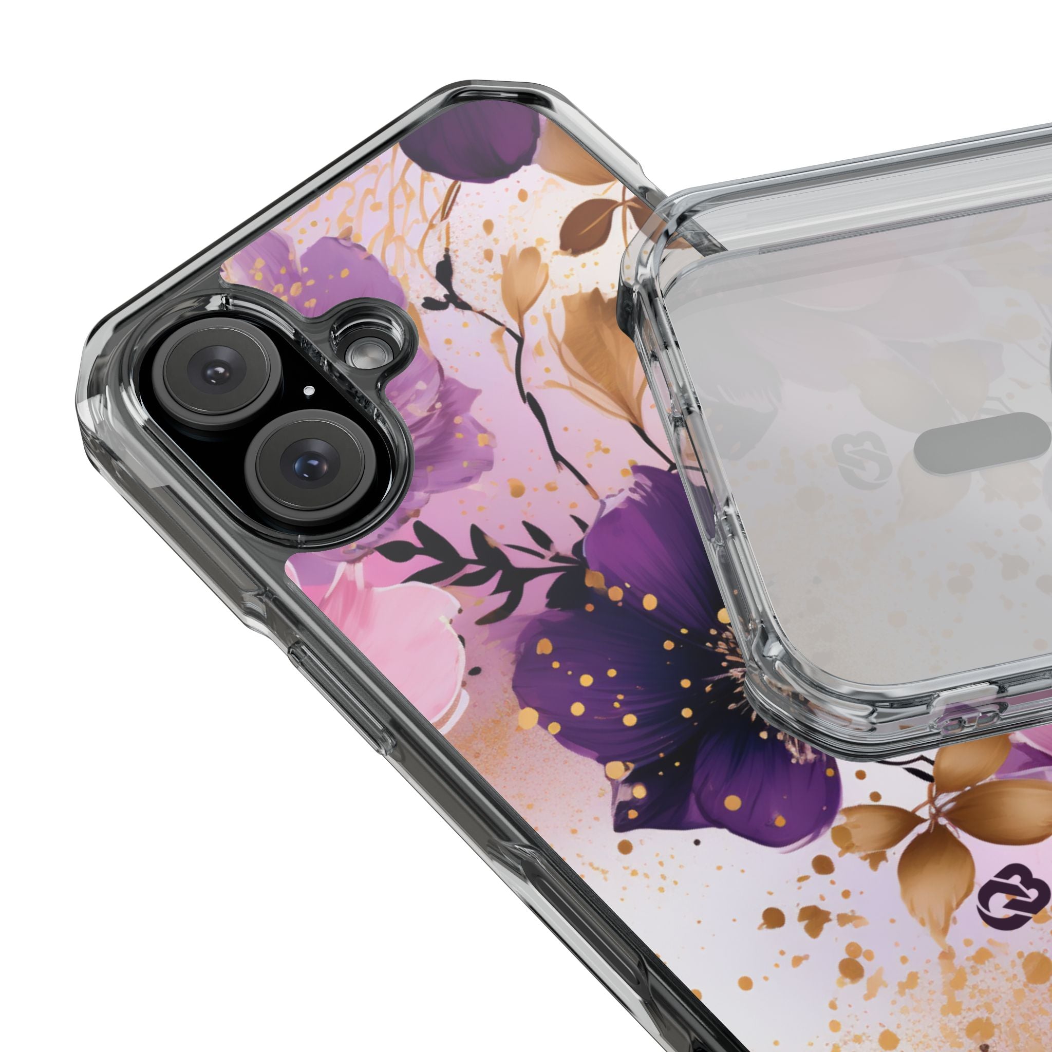 Gilded Violet Bloom · Impact Custodia per iPhone · Magsafe